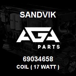 69034658 Sandvik COIL ( 17 WATT ) | AGA Parts