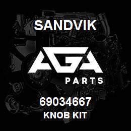 69034667 Sandvik KNOB KIT | AGA Parts