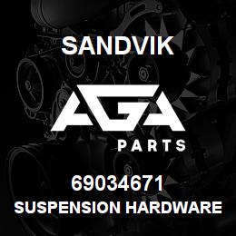 69034671 Sandvik SUSPENSION HARDWARE KIT | AGA Parts