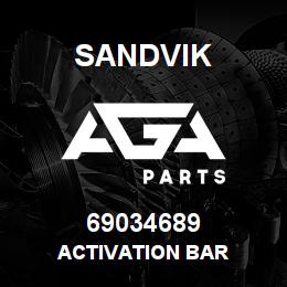 69034689 Sandvik ACTIVATION BAR | AGA Parts