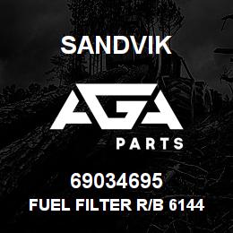 69034695 Sandvik FUEL FILTER R/B 61448959 RB | AGA Parts