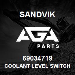 69034719 Sandvik COOLANT LEVEL SWITCH R/B 61405509 RB | AGA Parts