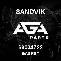 69034722 Sandvik GASKET | AGA Parts