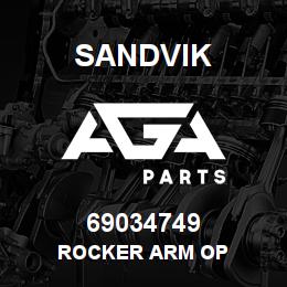 69034749 Sandvik ROCKER ARM OP | AGA Parts