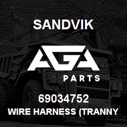 69034752 Sandvik WIRE HARNESS (TRANNY) | AGA Parts