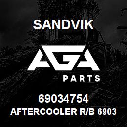 69034754 Sandvik AFTERCOOLER R/B 69033393 RB | AGA Parts