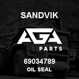 69034789 Sandvik OIL SEAL | AGA Parts
