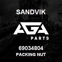 69034804 Sandvik PACKING NUT | AGA Parts
