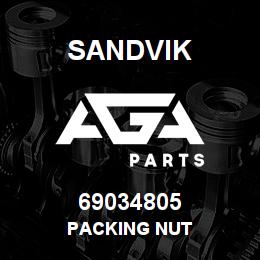 69034805 Sandvik PACKING NUT | AGA Parts