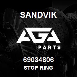 69034806 Sandvik STOP RING | AGA Parts