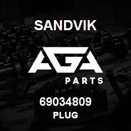 69034809 Sandvik PLUG | AGA Parts