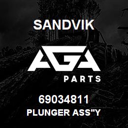 69034811 Sandvik PLUNGER ASS'Y | AGA Parts