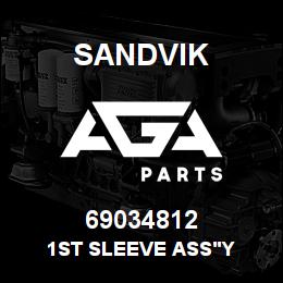 69034812 Sandvik 1ST SLEEVE ASS'Y | AGA Parts