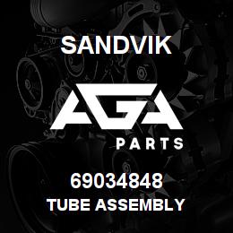 69034848 Sandvik TUBE ASSEMBLY | AGA Parts