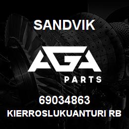 69034863 Sandvik KIERROSLUKUANTURI RB | AGA Parts