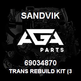 69034870 Sandvik TRANS REBUILD KIT (32,000 SERIES) | AGA Parts