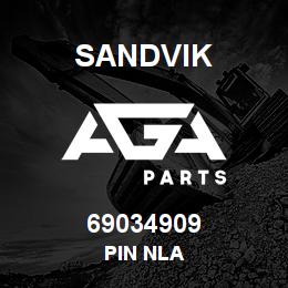 69034909 Sandvik PIN NLA | AGA Parts