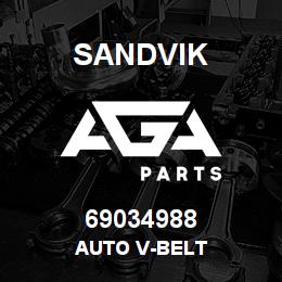 69034988 Sandvik AUTO V-BELT | AGA Parts