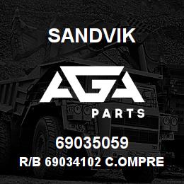69035059 Sandvik R/B 69034102 C.OMPRESSOR 24 V. RB | AGA Parts