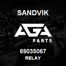 69035067 Sandvik RELAY | AGA Parts
