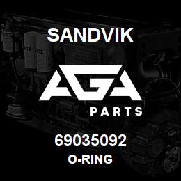 69035092 Sandvik O-RING | AGA Parts
