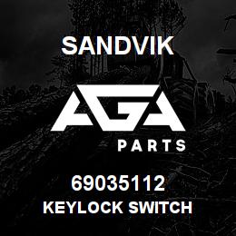 69035112 Sandvik KEYLOCK SWITCH | AGA Parts