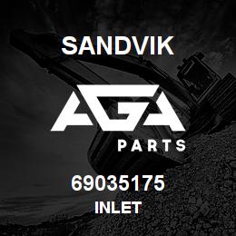 69035175 Sandvik INLET | AGA Parts
