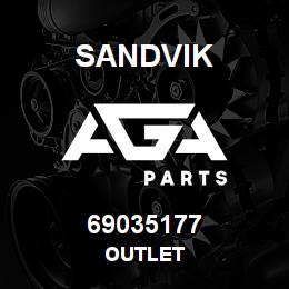69035177 Sandvik OUTLET | AGA Parts