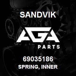 69035186 Sandvik SPRING, INNER | AGA Parts