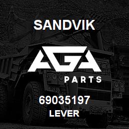69035197 Sandvik LEVER | AGA Parts