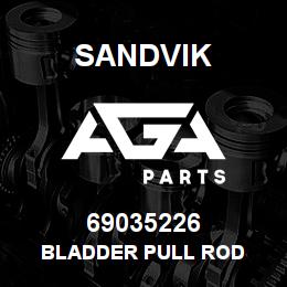 69035226 Sandvik BLADDER PULL ROD | AGA Parts