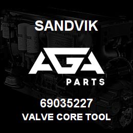 69035227 Sandvik VALVE CORE TOOL | AGA Parts