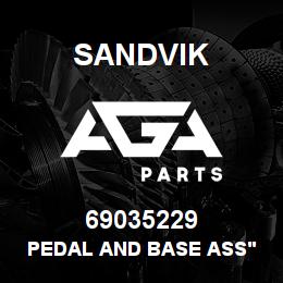 69035229 Sandvik PEDAL AND BASE ASS'Y | AGA Parts