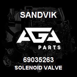 69035263 Sandvik SOLENOID VALVE | AGA Parts