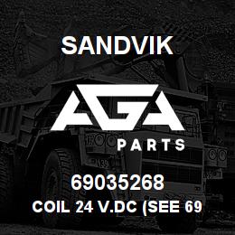 69035268 Sandvik COIL 24 V.DC (SEE 69032914) | AGA Parts
