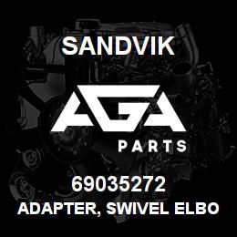 69035272 Sandvik ADAPTER, SWIVEL ELBOW | AGA Parts