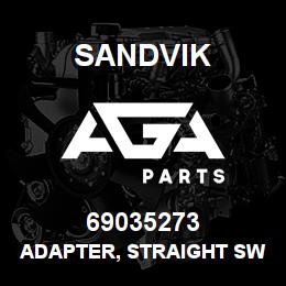 69035273 Sandvik ADAPTER, STRAIGHT SWIVEL | AGA Parts