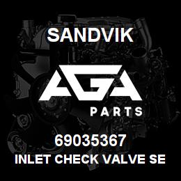 69035367 Sandvik INLET CHECK VALVE SERVICE KIT.CTTEXT | AGA Parts