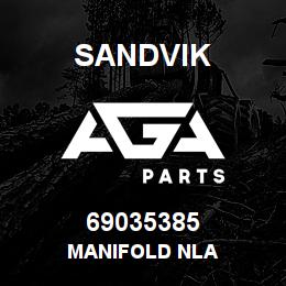 69035385 Sandvik MANIFOLD NLA | AGA Parts