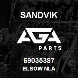 69035387 Sandvik ELBOW NLA | AGA Parts