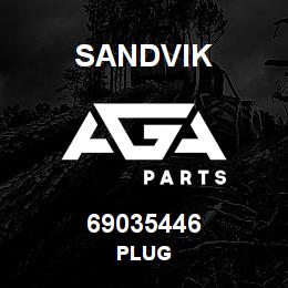 69035446 Sandvik PLUG | AGA Parts