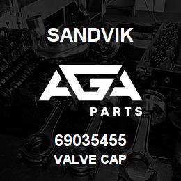 69035455 Sandvik VALVE CAP | AGA Parts