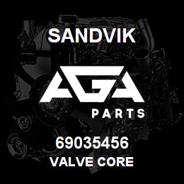 69035456 Sandvik VALVE CORE | AGA Parts