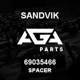 69035466 Sandvik SPACER | AGA Parts