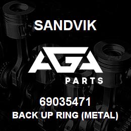 69035471 Sandvik BACK UP RING (METAL) | AGA Parts