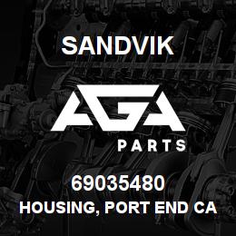 69035480 Sandvik HOUSING, PORT END CAP DUPL 69036098 | AGA Parts