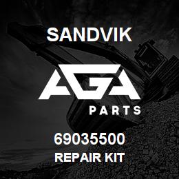 69035500 Sandvik REPAIR KIT | AGA Parts