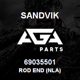 69035501 Sandvik ROD END (NLA) | AGA Parts