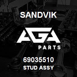 69035510 Sandvik STUD ASSY | AGA Parts