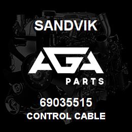 69035515 Sandvik CONTROL CABLE | AGA Parts